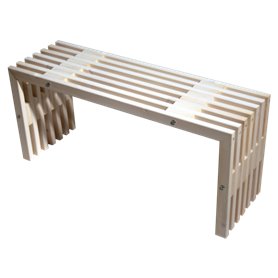 Bastubänk D-bench white Eco Furn D-bench Vit