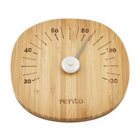 Bastutermometer RENTO Mörk bambu