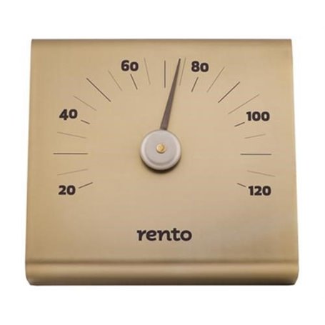 Bastutermometer RENTO Aluminium Champagne