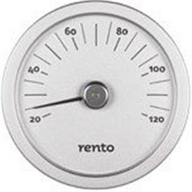 Bastutermometer RENTO Aluminium Silver