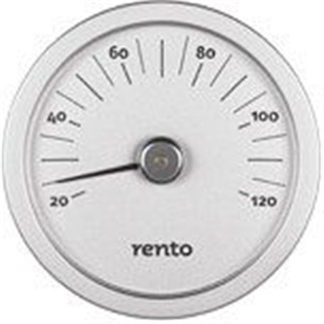 Bastutermometer RENTO Aluminium Silver