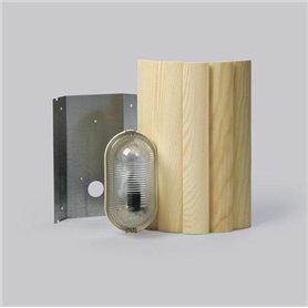 Bastuarmatur Sauna Sweden AVH15.2. Hörnmodell inkl skärm