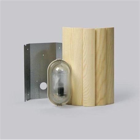 Bastuarmatur Sauna Sweden AVH15.2. Hörnmodell inkl skärm