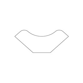 Hörn/taklist Sauna Sweden 14x31