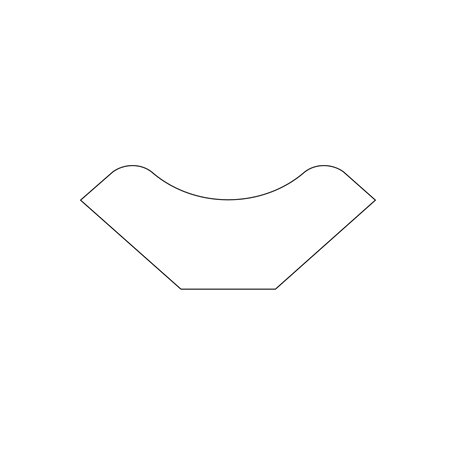 Hörn/taklist Sauna Sweden 14x31