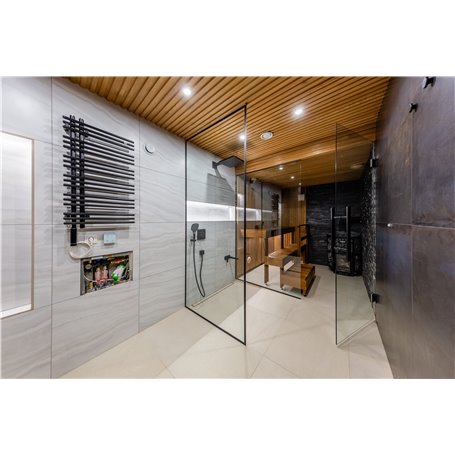 Bastupanel Sauna Sweden Termo Asp Trend Series STEP 64x27 mm