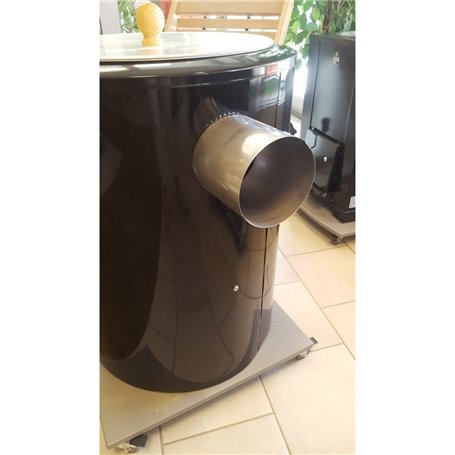 Anslutningsrör Narvi Gryta, Rak, 137/135, 6 x 150 mm Rostfri