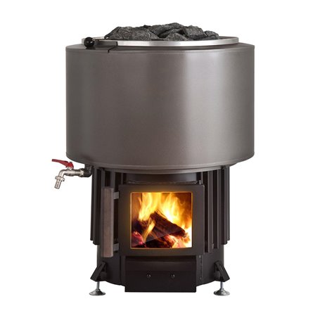 Vedeldat Bastuaggregat Narvi Luosto med Vattenbehållare