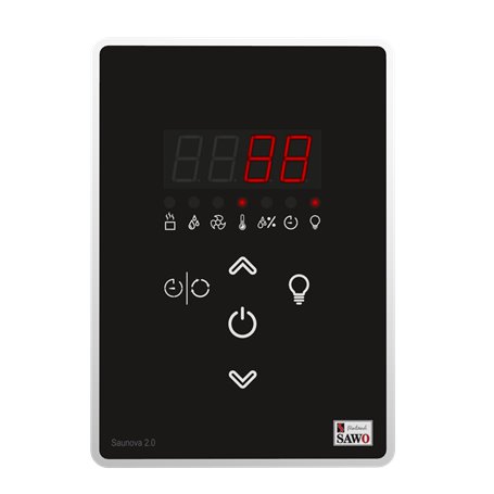 Styrenhet SAWO Saunova 2.0 Användargränssnitt