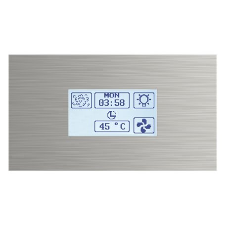 Styrenhet för ånggenerator SAWO Steam Stainless Touch för STN-generatorer