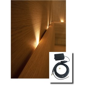 Fiberoptisk belysningssats för bastutak Cariitti Eco 1 W