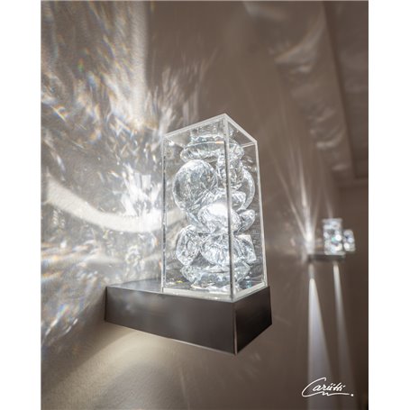 Vägglampa Cariitti Toive LED Akryl Aluminium 2 x 1 W