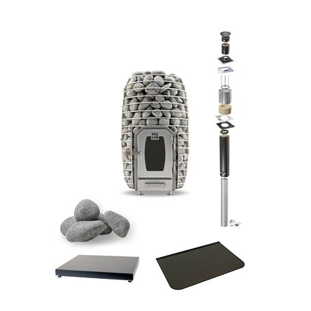 Bastuugn HUUM Hive Wood Paket
