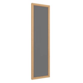 Bastufönster Thermory Rökgrått glas Rektangulärt