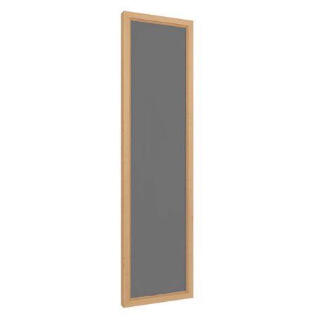 Bastufönster Thermory Rökgrått glas Rektangulärt