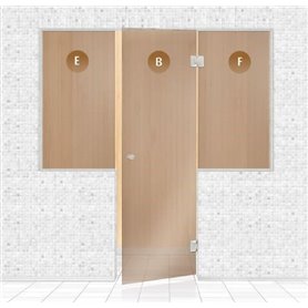 Glasparti Andres TYP 3 - 1800x2100 mm