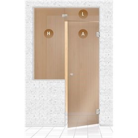 Glasparti Andres TYP 4 - 1200x2250 mm