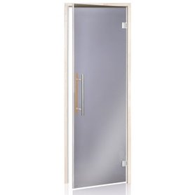 Bastudörr Andres BeneLux Grått glas med magnetlist