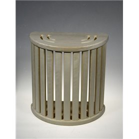 Lampskärm VÄVARS med 15 ribbor Rakvägg