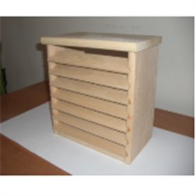 Lampskärm VÄVARS Box med ribbor Furu