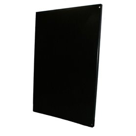 Väggskyddsplåt Sauna Sweden Svart