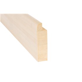 Framkant Sauna Sweden 40x140 mm