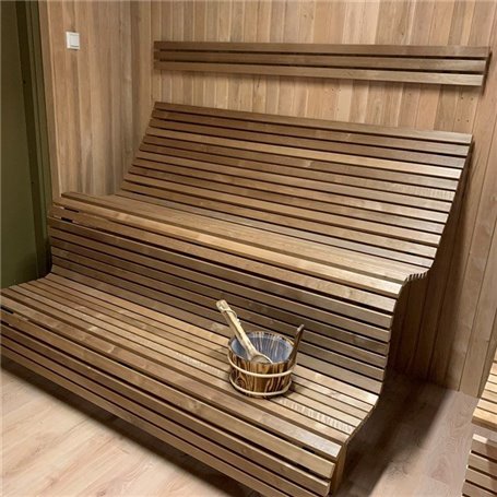 Bastuinredning Sauna Sweden Lux Lava Harmony