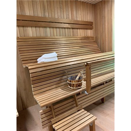 Bastuinredning Sauna Sweden Lux Lava Classic