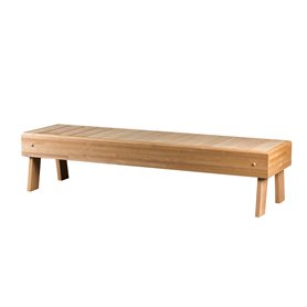 Bastubänk Thermory 140x400x1500 mm