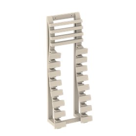 Ryggstöd för bastu SAWO Trä Öppen rygg 346x888 mm