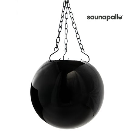 Bastuboll Saunapallo Svart