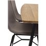 Matgrupp Inca med X matstolar, 160 × 85 cm