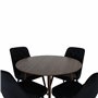 Matgrupp Plaza med Velvet Deluxe matstolar