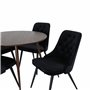Matgrupp Plaza med Velvet Deluxe matstolar