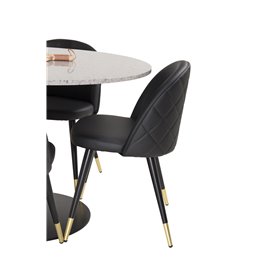 Matgrupp Razzia med Velvet matstolar