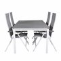 Matgrupp Levels med Albany matstolar, 160 × 100 cm