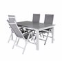 Matgrupp Levels med Albany matstolar, 160 × 100 cm