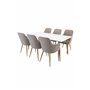 Matgrupp Polar med Comfort matstolar, 180 × 90 cm