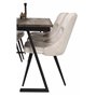 Matgrupp Jakarta med Velvet Deluxe matstolar, 200 × 90 cm