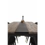 Matgrupp Jakarta med Velvet matstolar, 200 × 90 cm