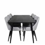 Matgrupp Dipp med Plaza matstolar, 180 × 90 cm