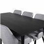 Matgrupp Dipp med Plaza matstolar, 180 × 90 cm