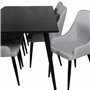Matgrupp Dipp med Plaza matstolar, 180 × 90 cm