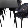 Matgrupp Dipp med Velvet matstolar, 180 × 90 cm