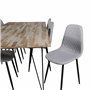 Matgrupp Bali med Polar matstolar, 200 × 90 cm