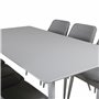 Matgrupp Polar med Plaza matstolar, 180 × 90 cm