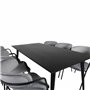 Matgrupp Dipp med Arrow matstolar, 180 × 90 cm
