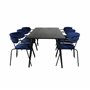 Matgrupp Dipp med Arrow matstolar, 180 × 90 cm