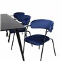 Matgrupp Dipp med Arrow matstolar, 180 × 90 cm