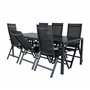 Matgrupp Break med Albany matstolar, 205 × 90 cm